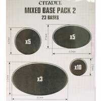 Citadel Mixed Base Pack 2 - 23 st baser Round 25+40 mm, Oval 60x35+90x52mm